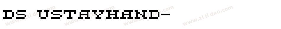 DS UstavHand字体转换